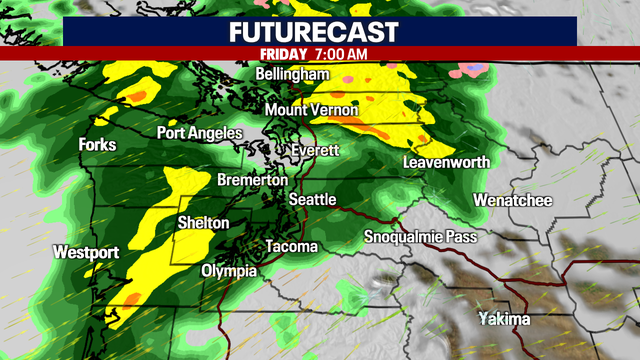 Seattle weather: Heavy rains wrap up Friday, flooding concerns continue