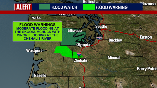 Seattle Weather: Atmospheric river brings possible river flooding