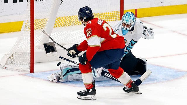 Seattle Kraken rally from three-goal deficit to force OT, but fall 5-4 to Panthers in shootout