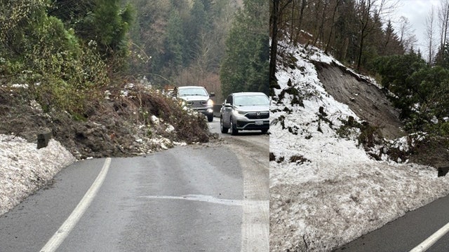 Eastbound SR-18 reopens near Tiger Mountain after small landslide in WA