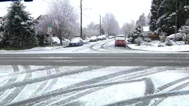 Seattle weather: Snowy weather in Puget Sound on Friday