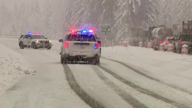 Weekend travel, power impacts from WA snow