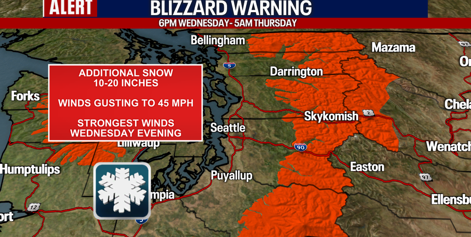 WA mountains brace for Blizzard Warning, heavy snow, avalanche danger