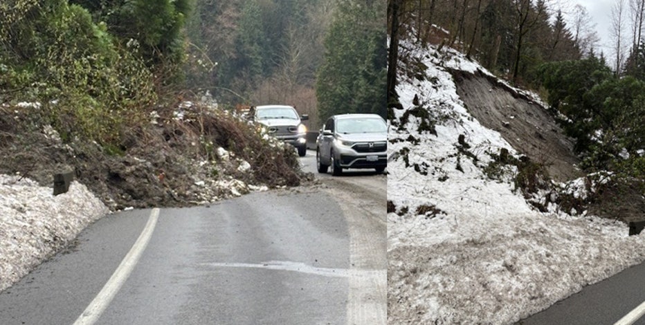 Eastbound SR-18 closed near Tiger Mountain after landslide | FOX
