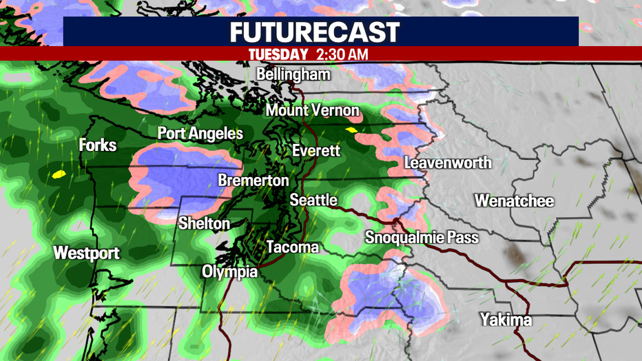 Increasing clouds overnight with rain after midnight.