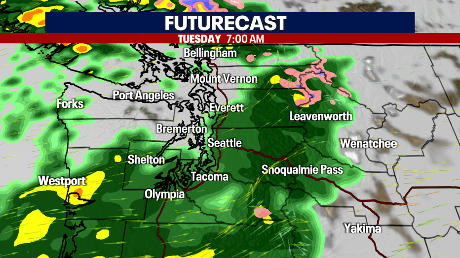 Wet Start Tuesday