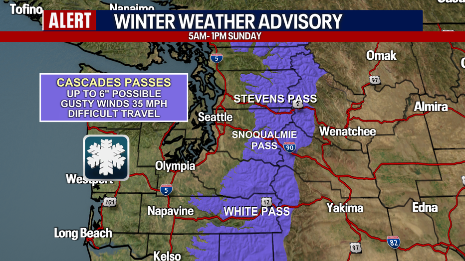 Winter Weather Advisory on Sunday.