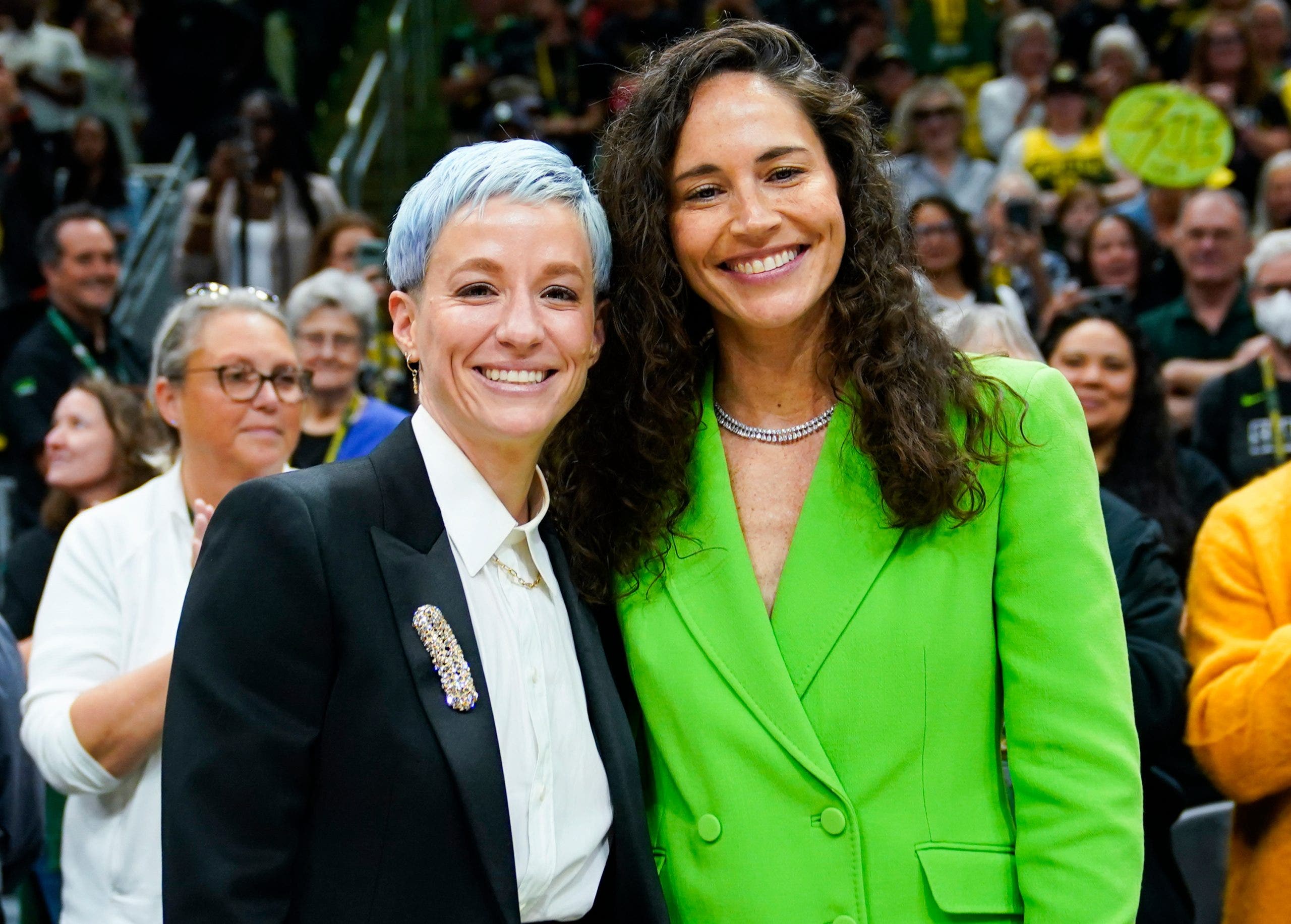 Seattle Storm great Sue Bird and Megan Rapinoe are breaking up
