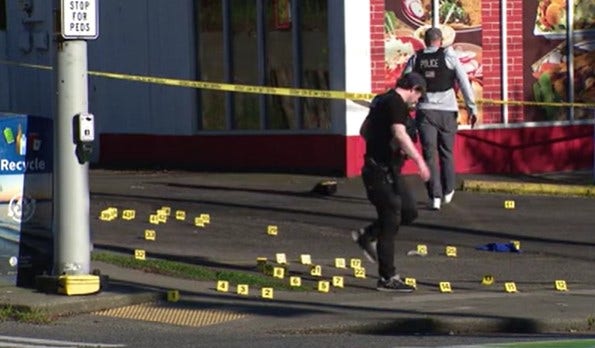Man 'lucky' to survive Seattle shooting after bullet grazes his head