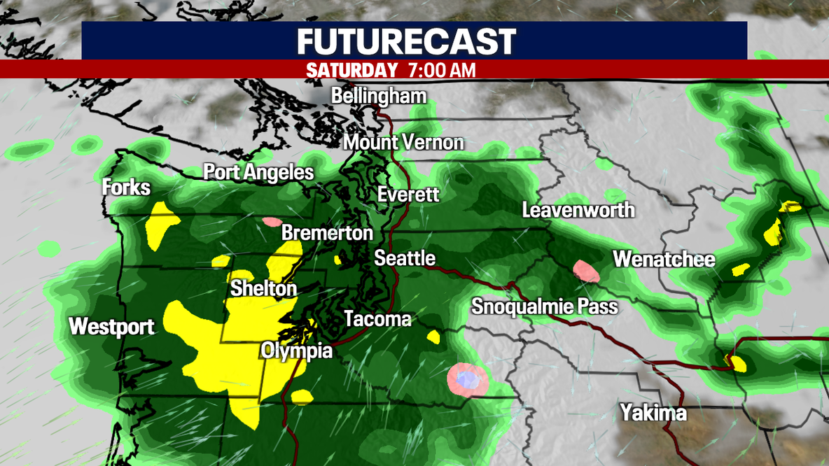 Seattle weather: Showers and cooler temperatures return for Saturday