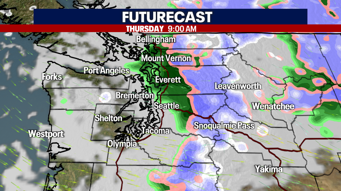 Seattle weather: A few lingering showers Thursday, morning mountain snow