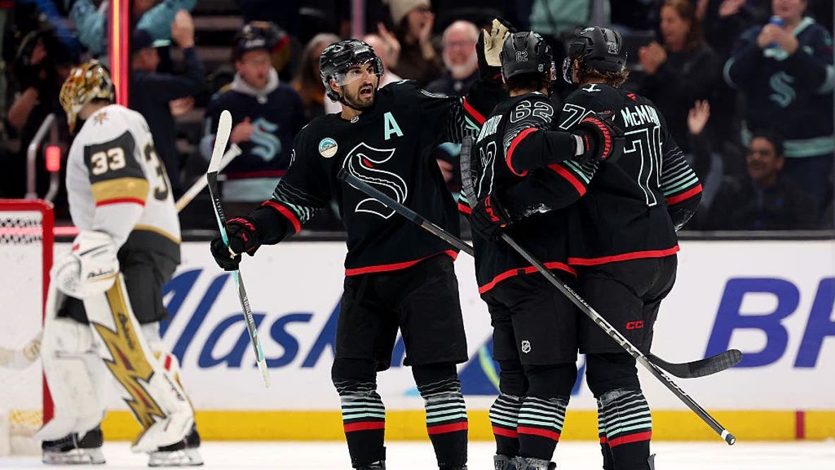 Seattle Kraken snap skid with 4-3 shootout win over Golden Knights to keep slim playoff hopes alive