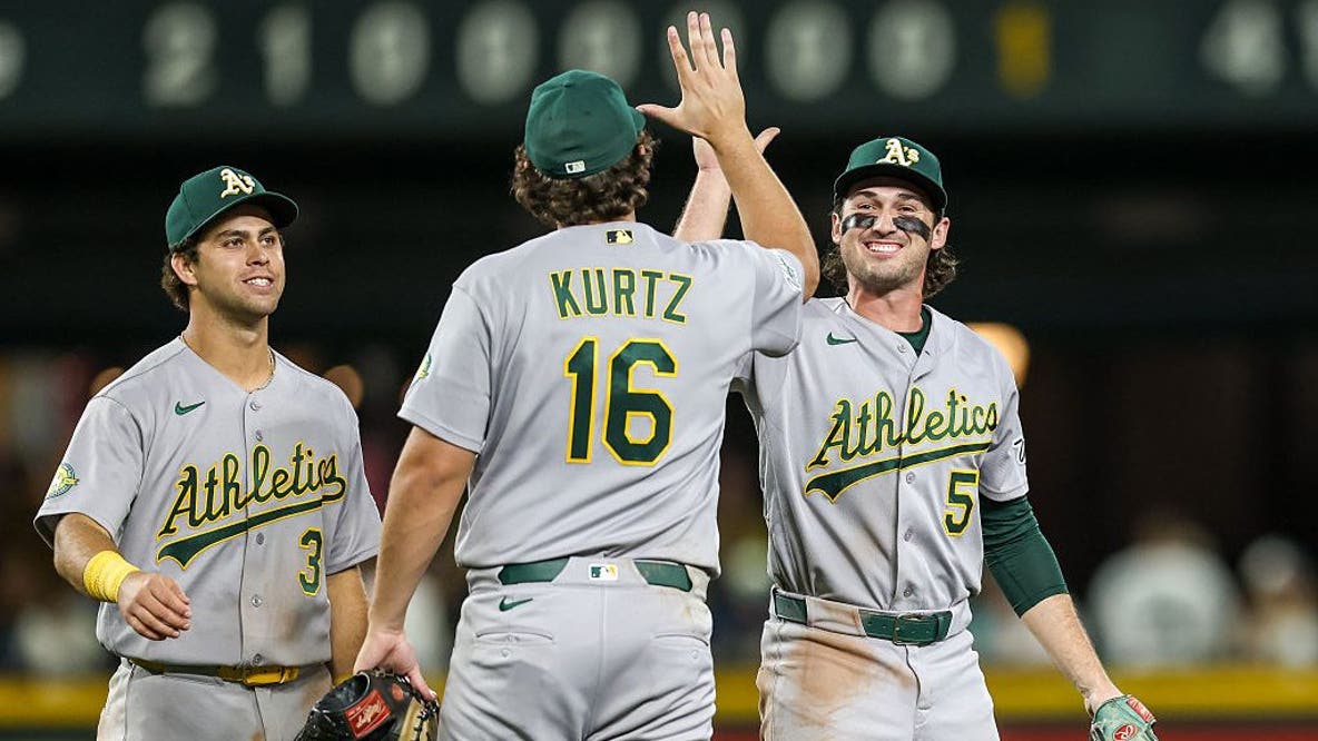 Carlos Cortes goes 4-for-5 with a homer and the Athletics beat the Seattle Mariners 6-4
