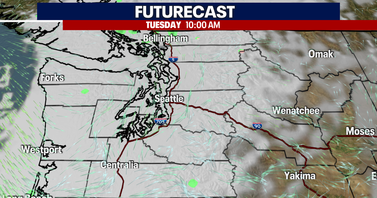 Seattle weather: Cooler, cloudier start to the week