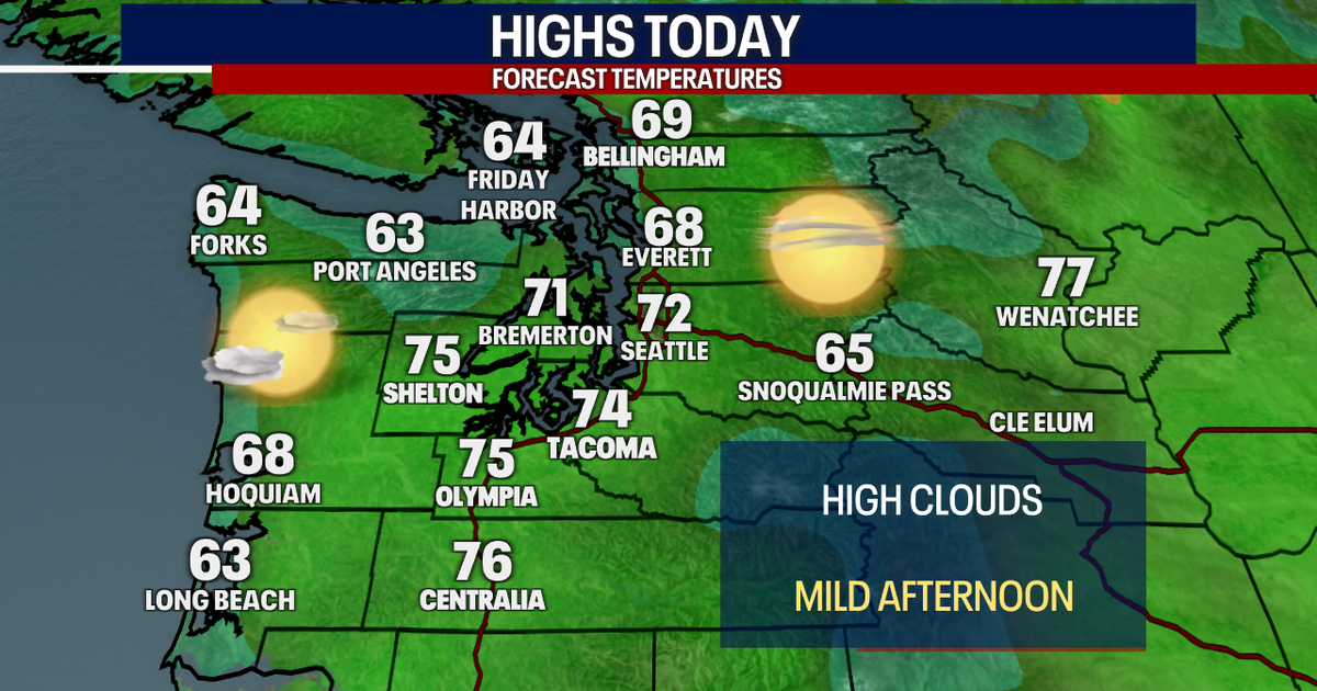 Seattle weather: Stretch of 70 degree days starts Thursday