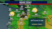 Seattle weather: Cooling back down to average Tuesday with afternoon sun