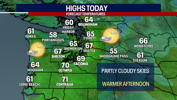 Seattle weather: Temperatures warming up this weekend