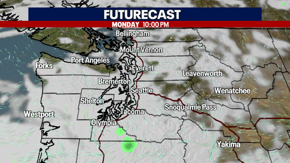 Seattle weather: Clouds increasing ahead of Tuesday showers
