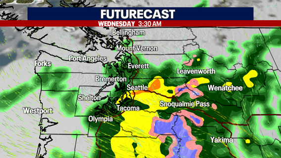 Seattle weather: Showers return Tuesday evening