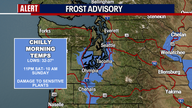 Seattle weather: Cooler clouds Monday before midweek warmth