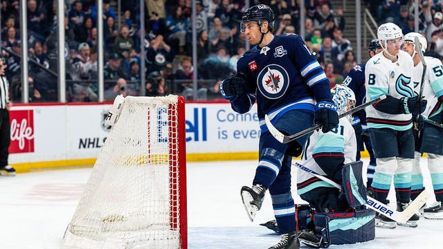 Freefall continues as Seattle Kraken lose 6-2 to Jets for fifth straight loss