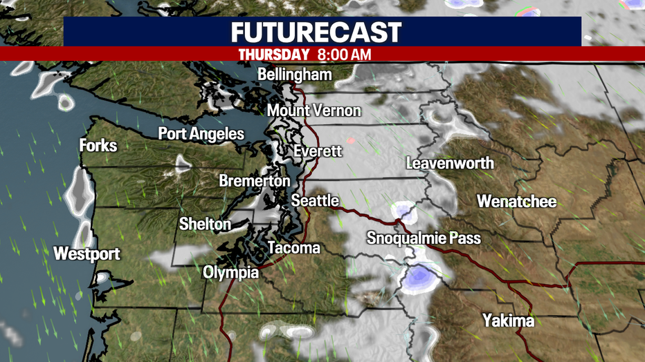 Morning clouds, but sunnier by the afternoon.