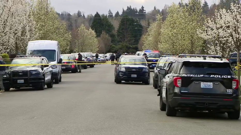 Multiple people were injured in a shooting Thursday morning in Puyallup, Washington. Police said the shooting stemmed from a domestic violence situation; 3 people were shot, and their conditions are unknown. Police said there is no ongoing threat to the community as the investigation continues.