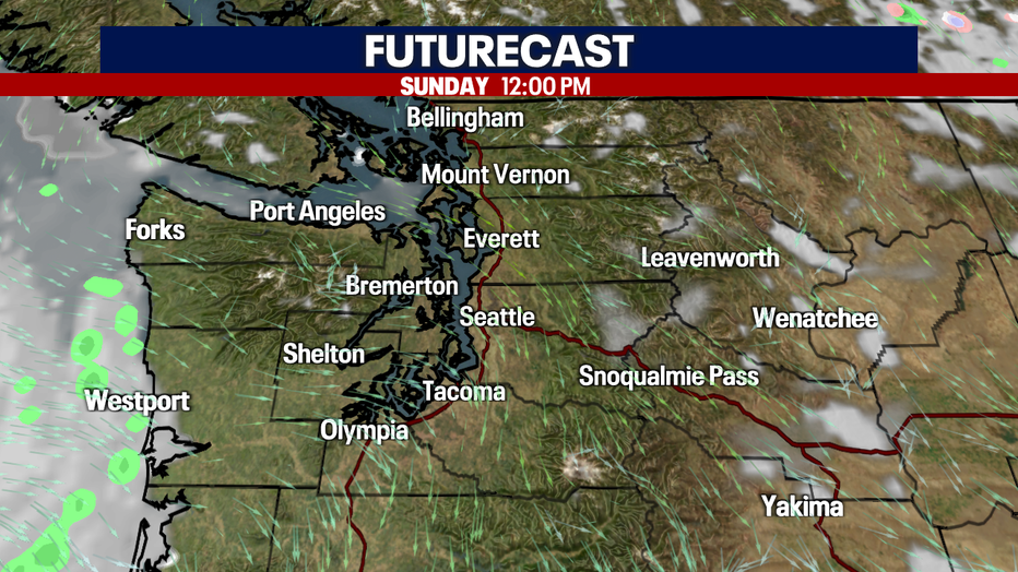 Another sunny day on Sunday.