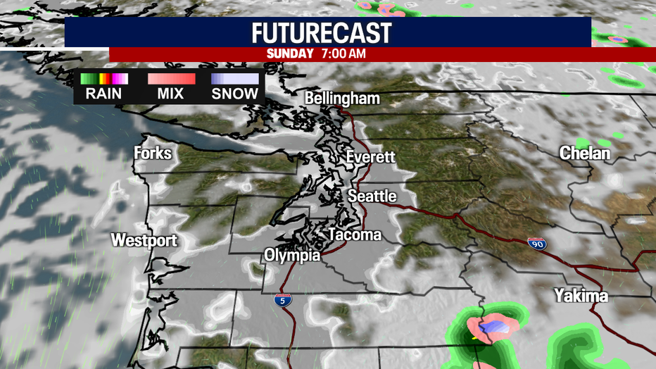 Seattle weather starts Sunday cloudy before a few afternoon sun breaks develop.