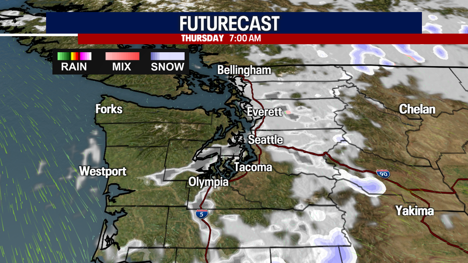 Seattle weather starts cold Thursday morning with frost and freezing temperatures before clouds give way to afternoon sunshine.