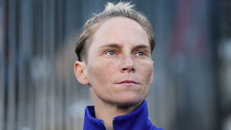 SPOKANE, WASHINGTON - MARCH 25: Jess Fishlock #10 of Seattle Reign FC looks on prior to the NWSL match between Seattle Reign and Kansas City Current at ONE Spokane Stadium on March 25, 2026 in Spokane, Washington.