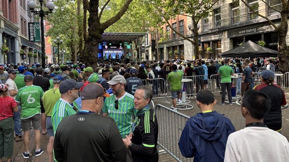 Pioneer Square World Cup Zone
