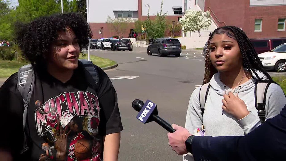 Analayjha and Imonie Describe Foss High School Stabbing