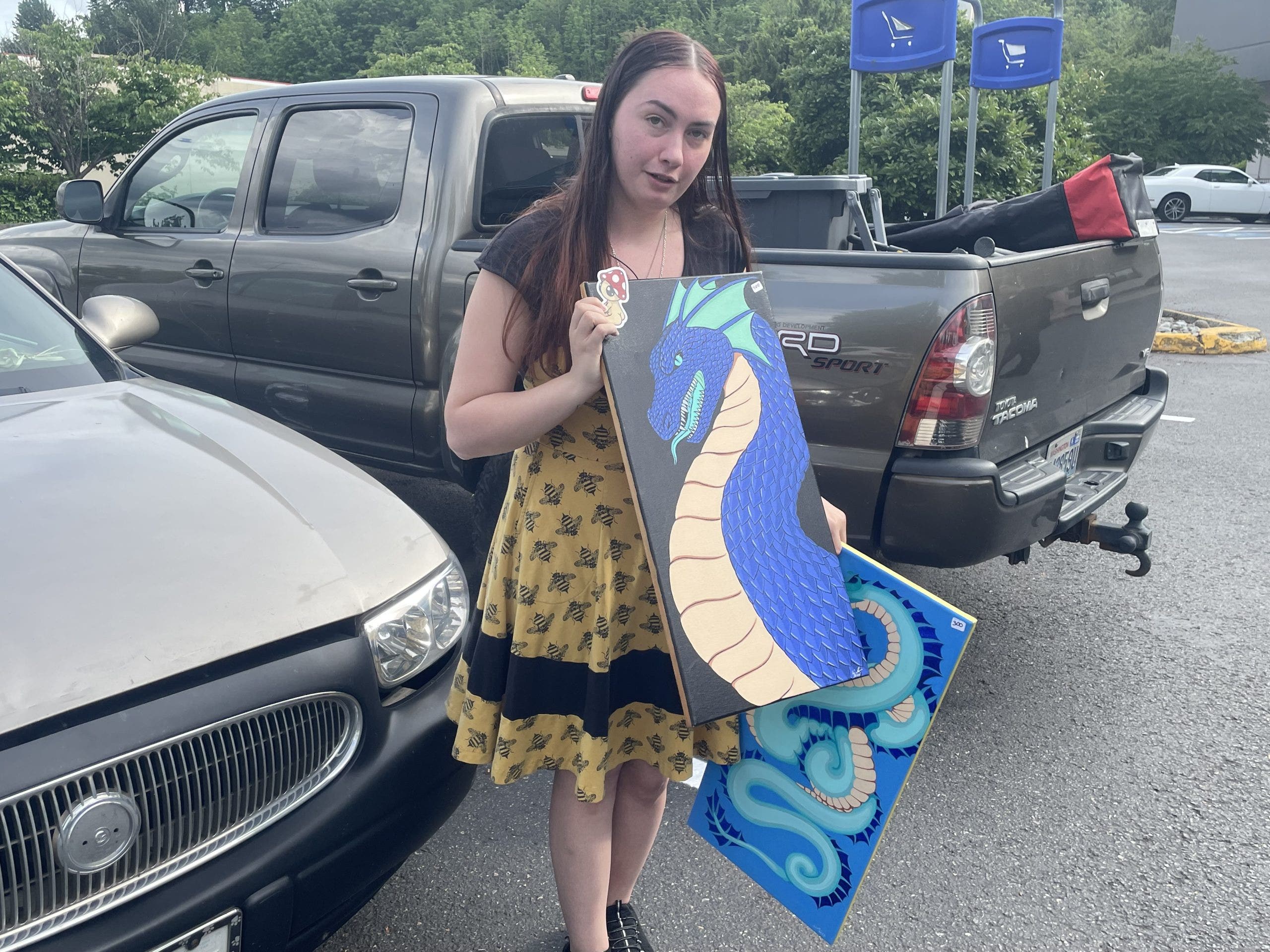 Tukwila artist says thief stole father's ashes, $5K in original artwork