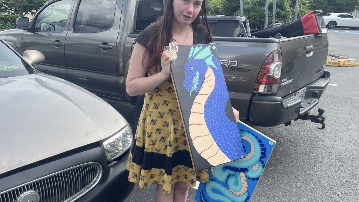 Tukwila artist says thief stole father's ashes, $5K in original artwork