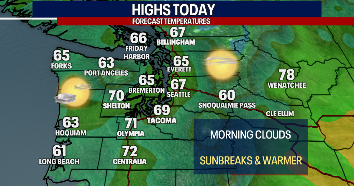 Sunshine returns to Seattle on Wednesday | FOX 13 Seattle