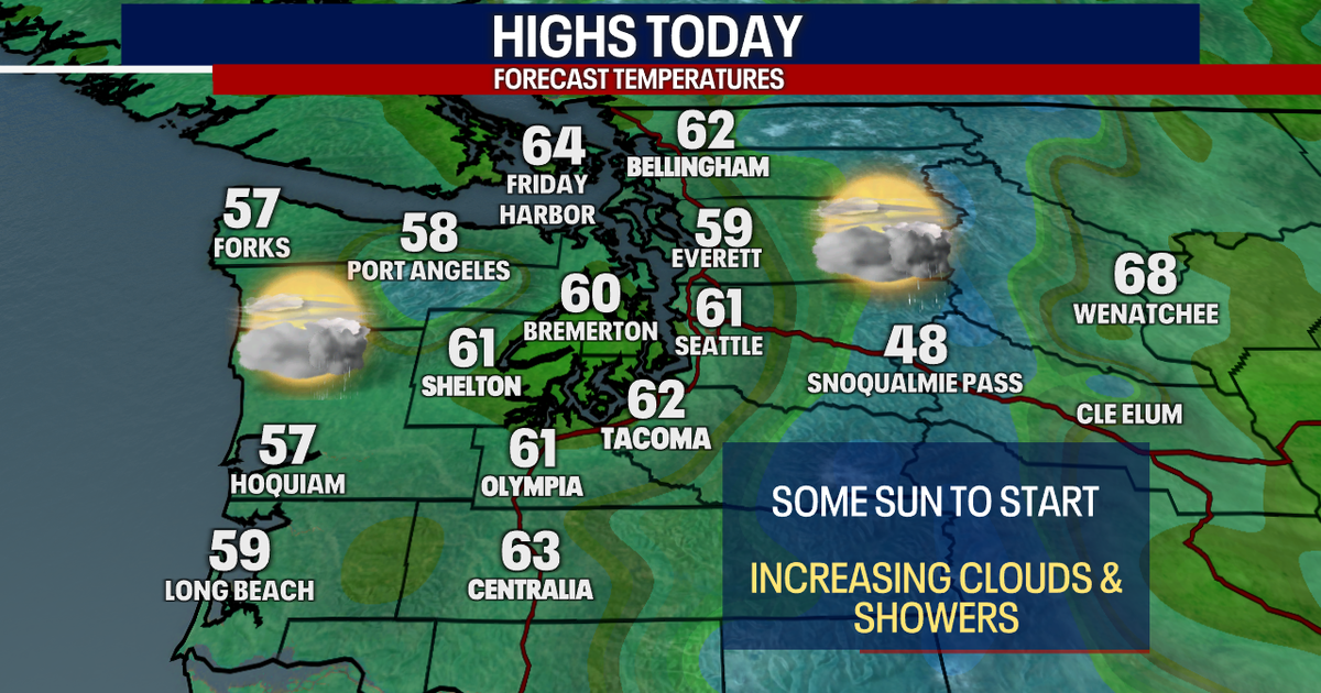 Cool and showery again on Thursday in Western Washington | FOX 13 Seattle
