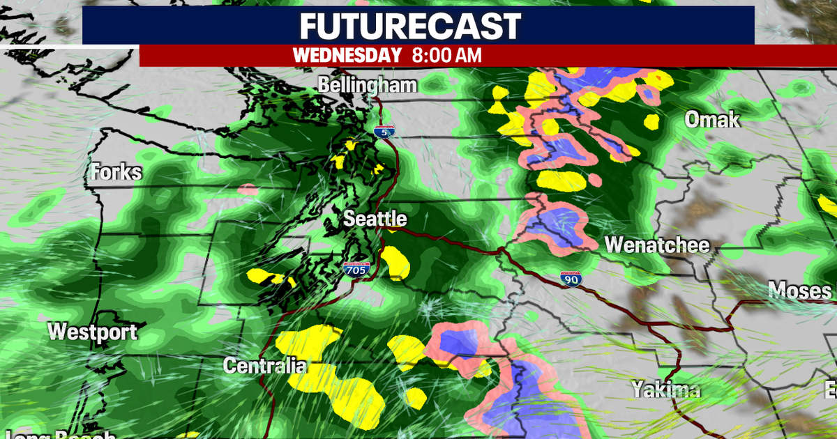 Seattle weather: Warmest day of the week, followed by lots of rain