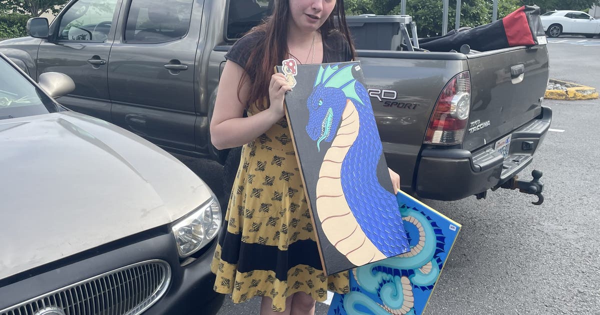 Tukwila artist says thief stole father's ashes, $5K in original artwork