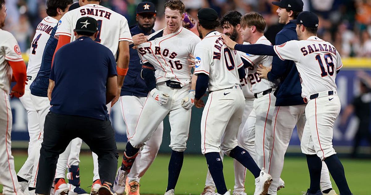 Seattle Mariners lose 4-3 to Astros in 10 innings on Zach Cole RBI single
