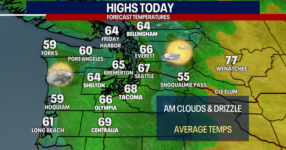 Cloudy start Friday, afternoon sunbreaks | FOX 13 Seattle