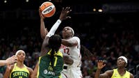 Seattle Storm lose 78-64 to Mystics as Shakira Austin has 18 points, 13 rebounds