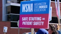 Over 1,000 WA nurses picket MultiCare Good Samaritan over staffing, wages