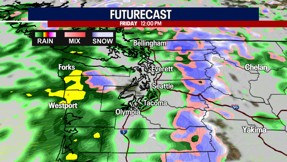 Damp, cool weather pattern ahead in Seattle