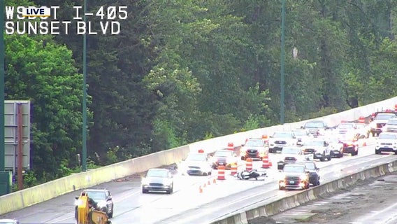 I-405 southbound reopens in Renton, WA after serious hit-and-run crash