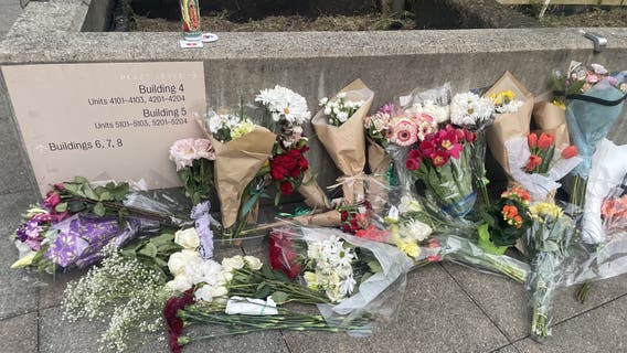 Memorial grows outside apartment complex where UW student was killed