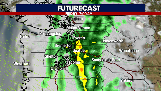 Seattle weather: Showers and cooler for Friday, drier weekend ahead