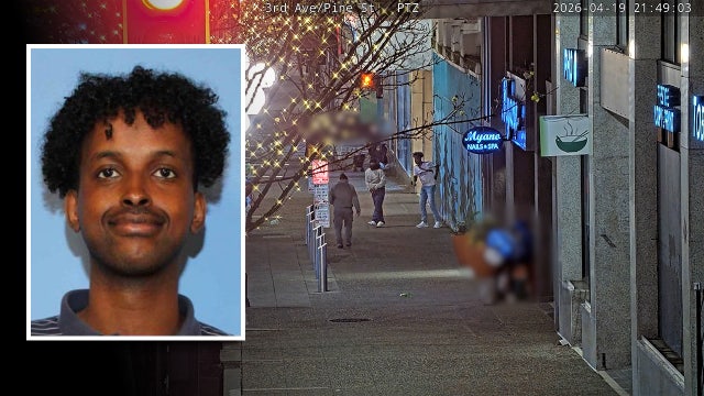 Seattle police seek 2nd suspect in violent downtown attack