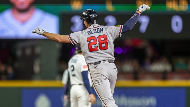 Matt Olson ninth inning home run sinks Seattle Mariners in 3-2 loss to Braves