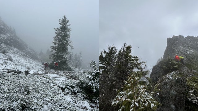 WA crews rescue critically injured hiker who fell from Haystack Rock on Mount Si